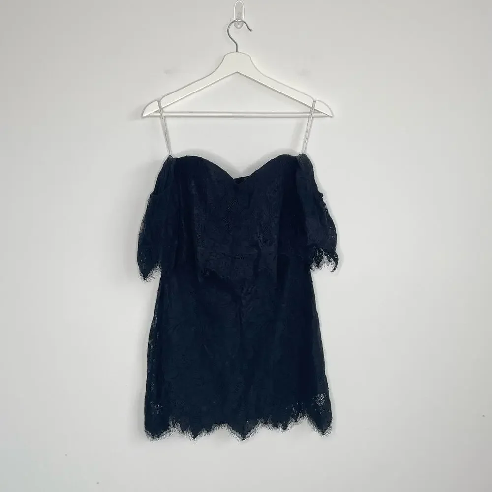 LOVERS + FRIENDS | Lush Lace Off the Shoulder Dress | S - Picture 2 of 5